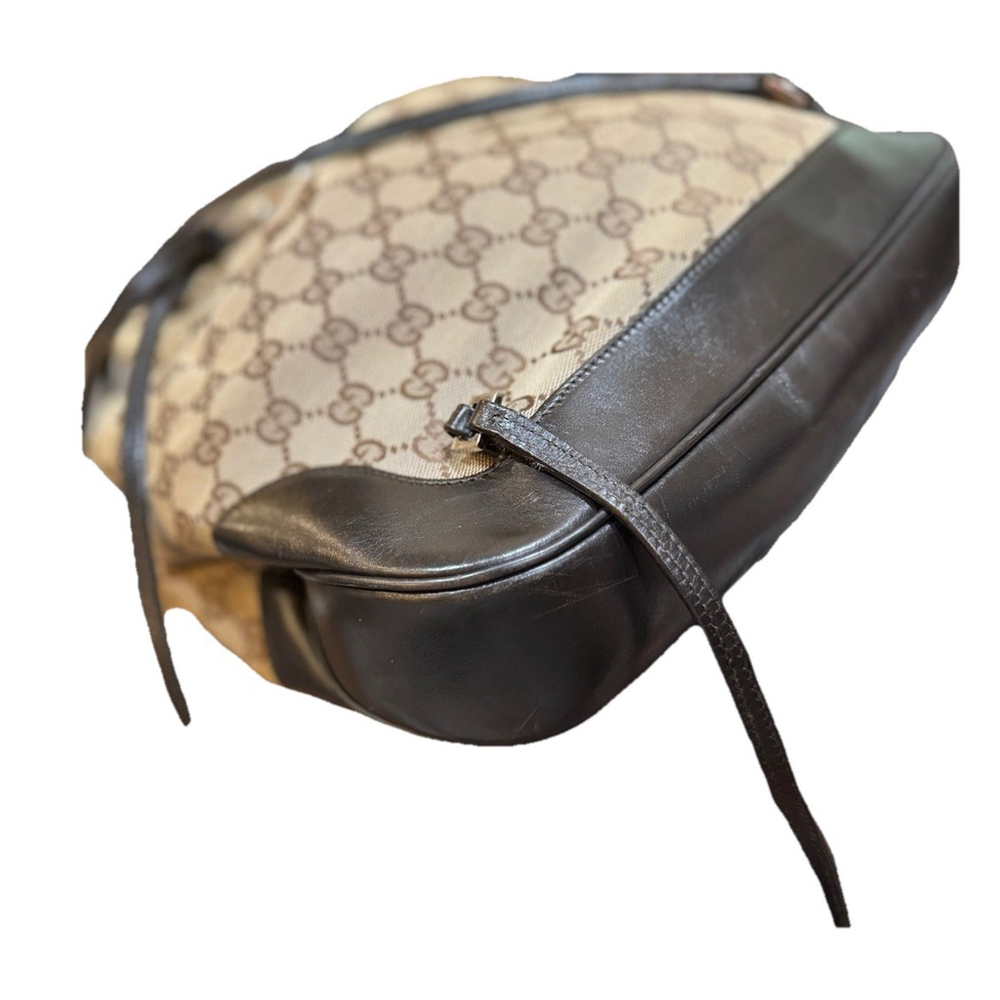 GUCCI GG Monogram Canvas Drawstring Backpack Ruck… - image 8